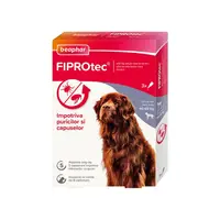 Pipete Antiparazitare Caini Fiprotec, Beaphar, XL 40-60 kg/ 3 pipete x 4.02 ml