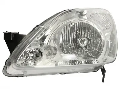Far Stanga (H4, mecanic, fara motoras, culoare semnalizator: galben) potrivit HONDA CR-V II 09.01-12.04
