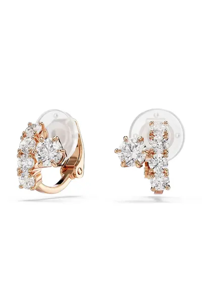 Swarovski clips pentru femei placat cu aur zirconiu cubic MATRIX