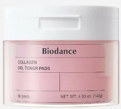 Biodance Discuri faciale tonifiante cu gel și colagen, 60 buc
