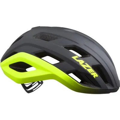 LAZER Rennrad/Gravel-Helm Strada KinetiCore, Grey Flash Yellow