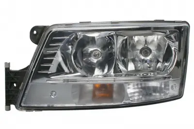 Far stanga (2 H7 LED PY21W, electric, cu motor, culoare insert: crom platinat, culoare indicator: transparent) potrivit MAN TGX I 06.06-09.21