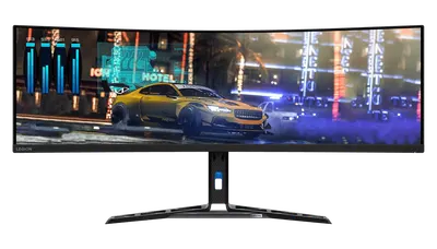 Monitor Gaming Lenovo Legion R45w-30, 44.5", 5120 x 1440 pixeli, Black, 3 ani Garantie