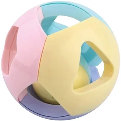 Zornăitoare pentru bebeluși Huanger - Minge multicoloră