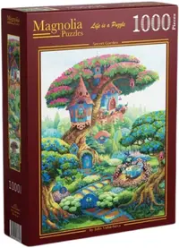 Puzzle Magnolia din 1000 piese - Grădina Secretă