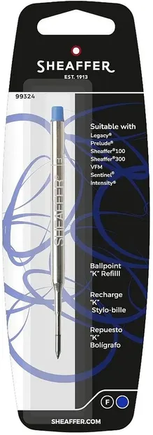 Rezervor pentru stilou Sheaffer K Style - Albastru închis, F