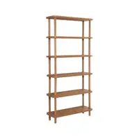 Bibliotecă cu aspect de lemn de pin 80x168,5 cm Step – Kalune Design
