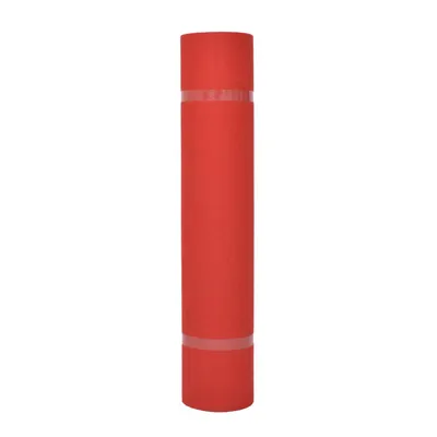 vidaXL Covor Simplu Roșu 1 x 12 m Țesătură