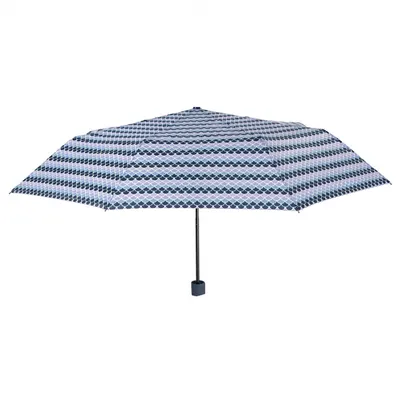Umbrelă damă MINI manuală Perletti geometrico violet