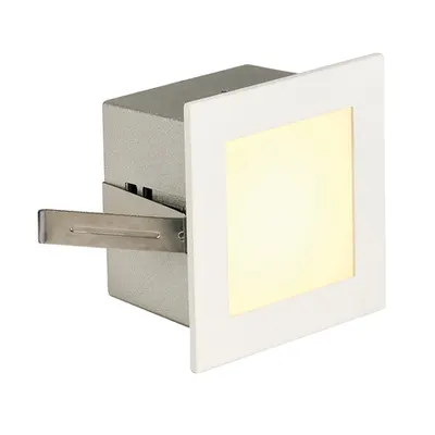 Spot incastrat, FRAME BASIC Wall lights, white recessed fitting, LED, 3000K, square, matt white, incl. leaf springs,