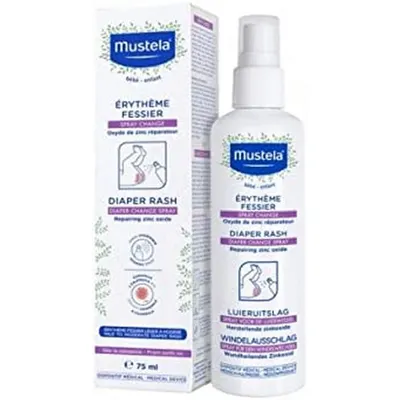 Spray anti-roșeață, Mustela, bebeluși, 75 ml