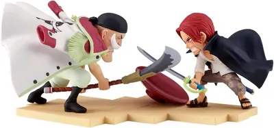 Statuetă Banpresto Animation: One Piece - Edward Newgate vs. Shanks (World Collectable Log Stories), 13 cm