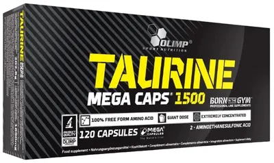 Taurine Mega Caps, 1500 mg, 120 capsule, Olimp