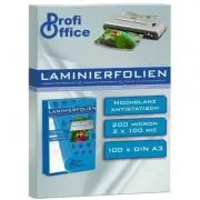 Folie laminare A3 ProfiOffice, 100 microni, top cu 100 coli