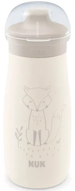 Cană cu cioc tare NUK - Mini-Mi, 300 ml, Fox