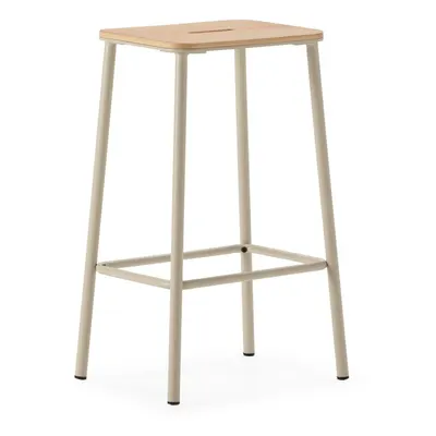 Set de scaune de bar crem 2 buc. (înălțime șezut 65 cm) Abba – Marckeric