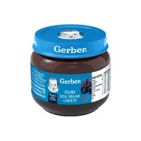 Piure natural de prune Gerber 80 g - primul piure pentru bebelusi