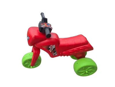 Tricicleta copii fara pedale Big Cross red de la 2 ani pana la 20 kg, inaltime pana la sezut 34 cm