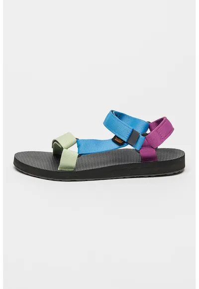Sandale wedge din material textil cu velcro Original Universal
