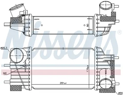 Intercooler potrivit NISSAN JUKE 1.6 06.10