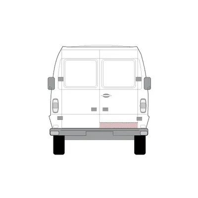 Panou reparatie usa spate dreapta inalt MERCEDES T1 T2 intre 1977-1996