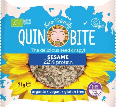 Crocant cu susan, 21 g, Quin Bite