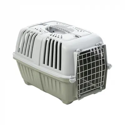Cusca de transport Pratiko 3 Metal Light Green 60 x 40 x 39 (h) cm