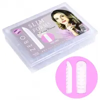 Tipsuri Zero Slim Forms Square, Irina Cernei Set 120 Buc 12 Marimi Reutilizabile