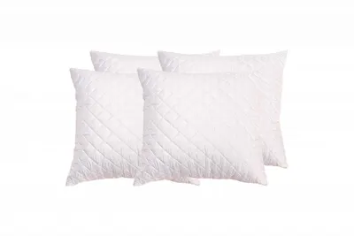 Set 4 perne Somnart matlasate din microfibra cu fibre de carbon 70 x 70 cm