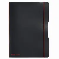Caiet My.Book Flex A4, 40 file x2, Herlitz negru, dictando+matematica