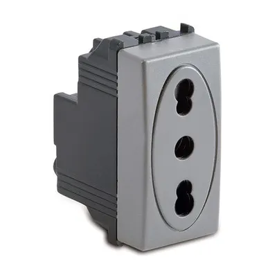 Priza standard Italian Negru 16A
