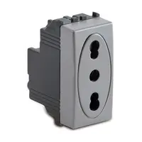 Priza standard Italian Negru 16A