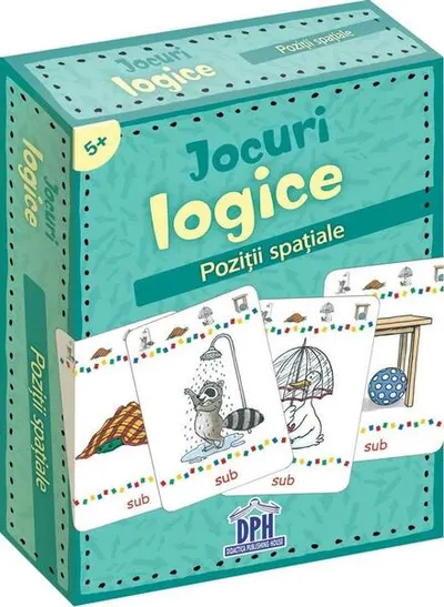 Poziții spațiale. Jocuri logice - Hardcover - Katrin Merle