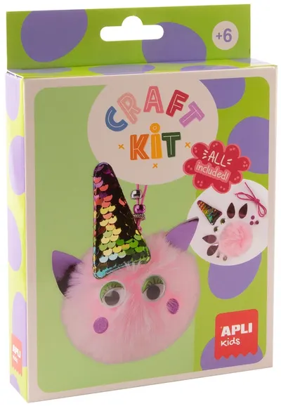 Kit creativ Apli Kids - Unicorn cu pompon