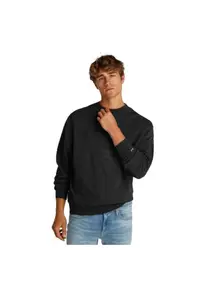 Bluza pentru Barbati - tjm rlx varsity tonalcrew - DM0DM20827-BDS - Negru - Negru