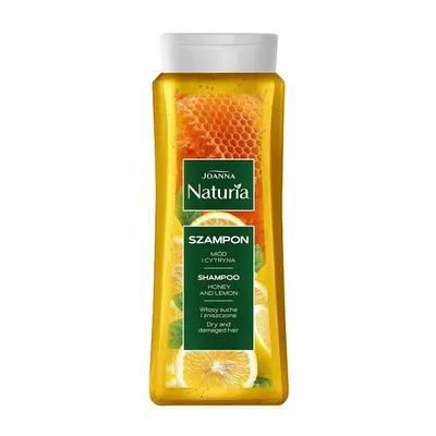 Sampon pentru par uscat si deteriorat cu Miere si lamaie Naturia, Joanna | 500 ml