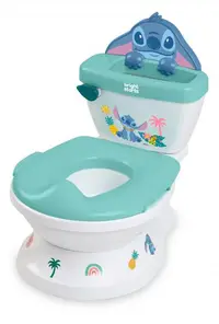 Olită 2 în 1 pentru bebeluși Bright Starts Disney Baby - Stitch My Size Potty