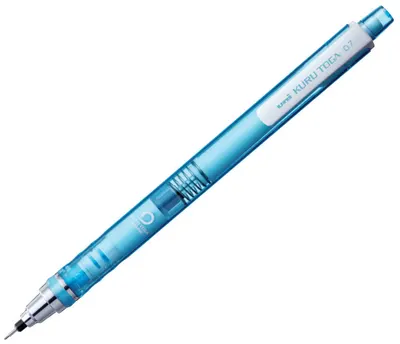 Creion automat Uniball Kuru Toga T – Albastru, 0.5 mm
