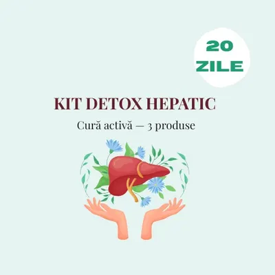 Kit Detox Hepatic — Cură Activă 20 Zile