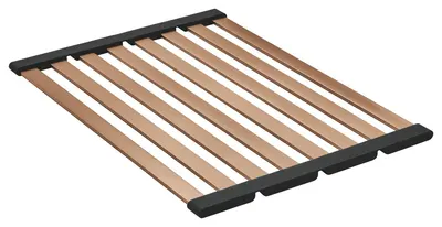 Gratar pliabil Grohe, Multifunction grid 490, 490 x 350mm, otel inoxidabil, pentru chiuveta bucatarie, brushed warm sunset, cupru mat