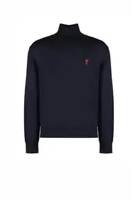 Pulover barbati - Ami De Coeur Turtleneck - Albastru inchis