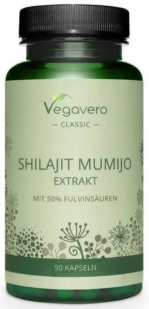 Shilajit Mumijo Extrakt, 90 capsule, Vegavero