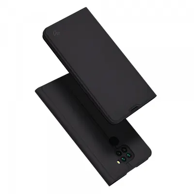 Husa pentru Xiaomi Redmi Note 9 / 10X 4G, Techsuit, Magskin Book, Neagra