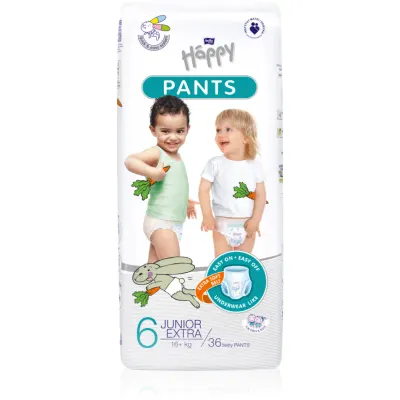 BELLA Baby Happy Pants scutece de unică folosință tip chiloțel Junior Extra 6 (16+ kg) 36 buc