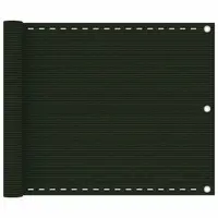 Gossi paravan de balcon, verde inchis, 75x500 cm, hdpe