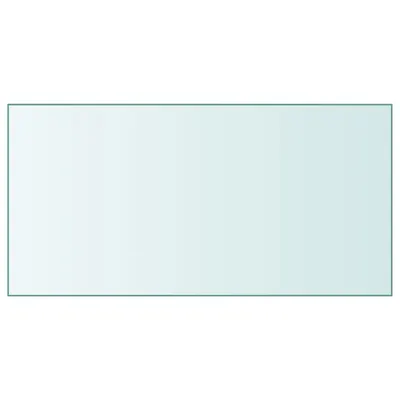 vidaXL Blat de masă, transparent, 50x100 cm, sticlă securizată