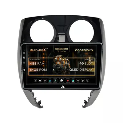 Navigatie Nissan Note (2012-2019), Android, A-Octacore 4GB RAM + 64GB ROM, 10.1 Inch - AD-BGA10004+AD-BGRKIT167