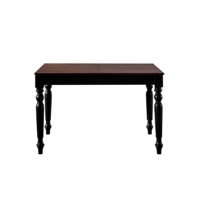 Masa extensibila ALBERO14, alb + nuc, 120-160x80x77 cm