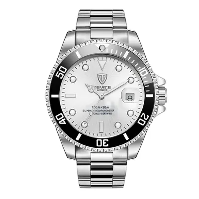 Tevise Ceas barbatesc de mana Mecanic Automatic Luxury Elegant Argintiu Alb
