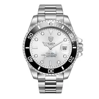 Tevise Ceas barbatesc de mana Mecanic Automatic Luxury Elegant Argintiu Alb